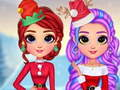 Jogo Roupas de Natal para meninas do arco-íris  online