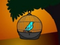 Jogo Fuga do pequeno pássaro azul  online