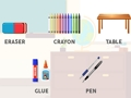 Jogo Caça-palavras da escola  online