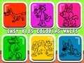 Jogo Walfs fáceis de colorir para crianças  online