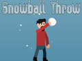 Jogo Arremesso de bola de neve  online