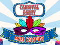 Jogo Coloração de máscara de festa de carnaval  online