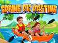 Jogo Colagem de fotos de primavera  online