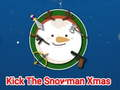 Jogo Chute o Natal do boneco de neve  online