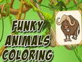 Jogo Animais divertidos para colorir  online