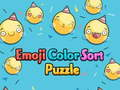 Jogo Quebra-cabeça de classificação de cores de emojis  online