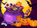 Jogo Quebra-cabeças de Halloween da casa da bruxa  online