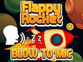 Jogo Flappy Rocket com sopro  online