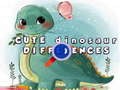 Jogo Diferenças de dinossauros fofos  online