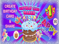 Jogo Criador de cartões de aniversário  online