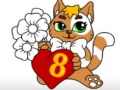 Jogo Livro para colorir de março  online
