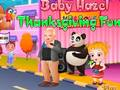 Jogo Bebê Hazel. Diversão de Ação de Graças  online