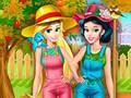 Jogo Princesas trabalhando no jardim  online