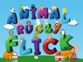 Jogo Animais Rugby Flick  online