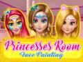 Jogo Pintura de rosto no quarto das princesas  online