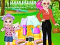 Jogo Dia do piquenique em família da princesa  online