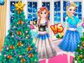 Jogo Árvore de Natal Ellie VS Annie  online