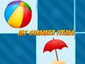 Jogo Meus itens de verão  online