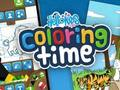 Jogo Olá crianças, hora de colorir  online