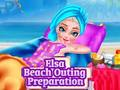 Jogo Preparação para passeio na praia de Elsa  online