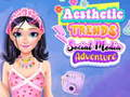 Jogo Tendências estéticas Aventura de mídia social online