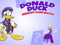 Jogo Jogo de cartão de memória do Pato Donald  online