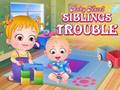 Jogo Bebê Hazel: Problemas com irmãos  online
