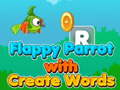 Jogo Papagaio Flappy com palavras de criação  online