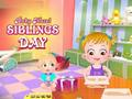 Jogo Bebê Hazel: Dia dos Irmãos  online