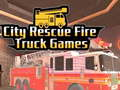 Jogo Jogos de caminhão de bombeiros de resgate na cidade  online