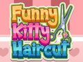 Jogo Corte de cabelo de gatinho engraçado  online