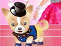 Jogo Vestir o cachorro da Barbie  online