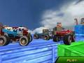 Jogo Monster Truck faz manobras no céu  online