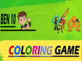Jogo Ben 10 para colorir  online