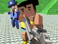 Jogo Guerra de tiro GunGame: gangster em blocos  online