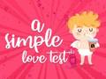 Jogo Um simples teste de amor  online
