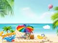 Jogo Tobogã de verão na praia  online