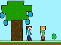 Jogo Steveman e Alexwoman: Ovo de Páscoa  online