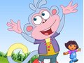 Jogo Vestir Botas de Macaco  online