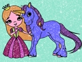 Jogo Livro de colorir com glitter para meninas  online