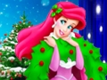 Jogo Ariel, a pequena sereia, vestido de natal  online