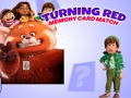 Jogo Virando a correspondência do cartão de memória vermelho  online