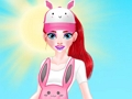 Jogo Princesa Páscoa tumulto  online