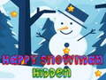 Jogo Feliz boneco de neve escondido  online