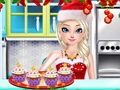 Jogo Fabricante de cupcakes de natal congelado  online