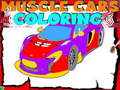 Jogo Coloração de Muscle Cars  online
