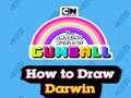 Jogo O Incrível Mundo de Gumball Como Desenhar Darwin  online