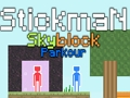 Jogo Stickman Skyblock Parkour online