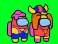Jogo Entre Nós Colorir  online