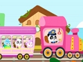 Jogo Motorista de trem bebê panda  online